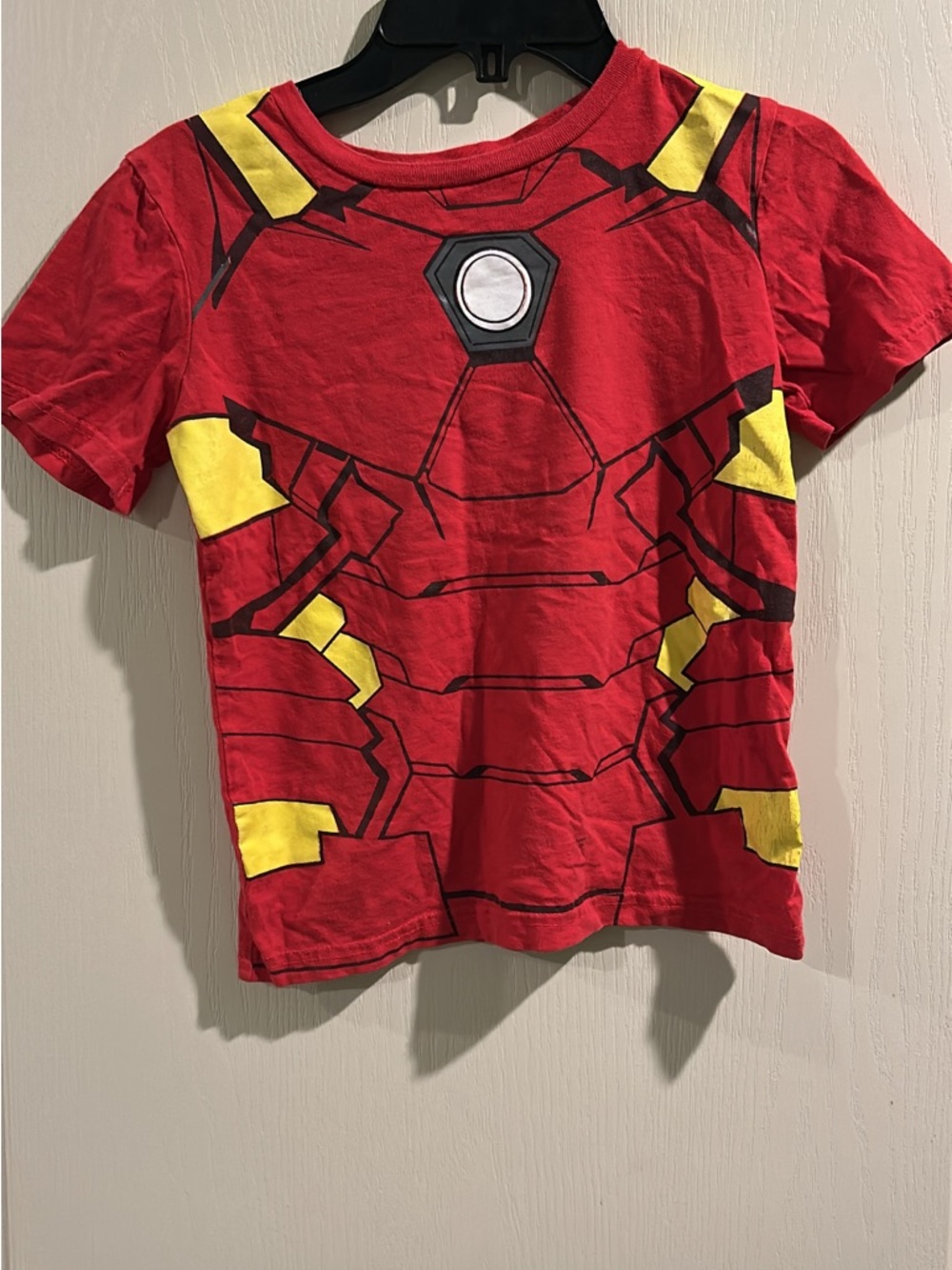 Avenger Red and Yellow Iron Armor Graphic Tee